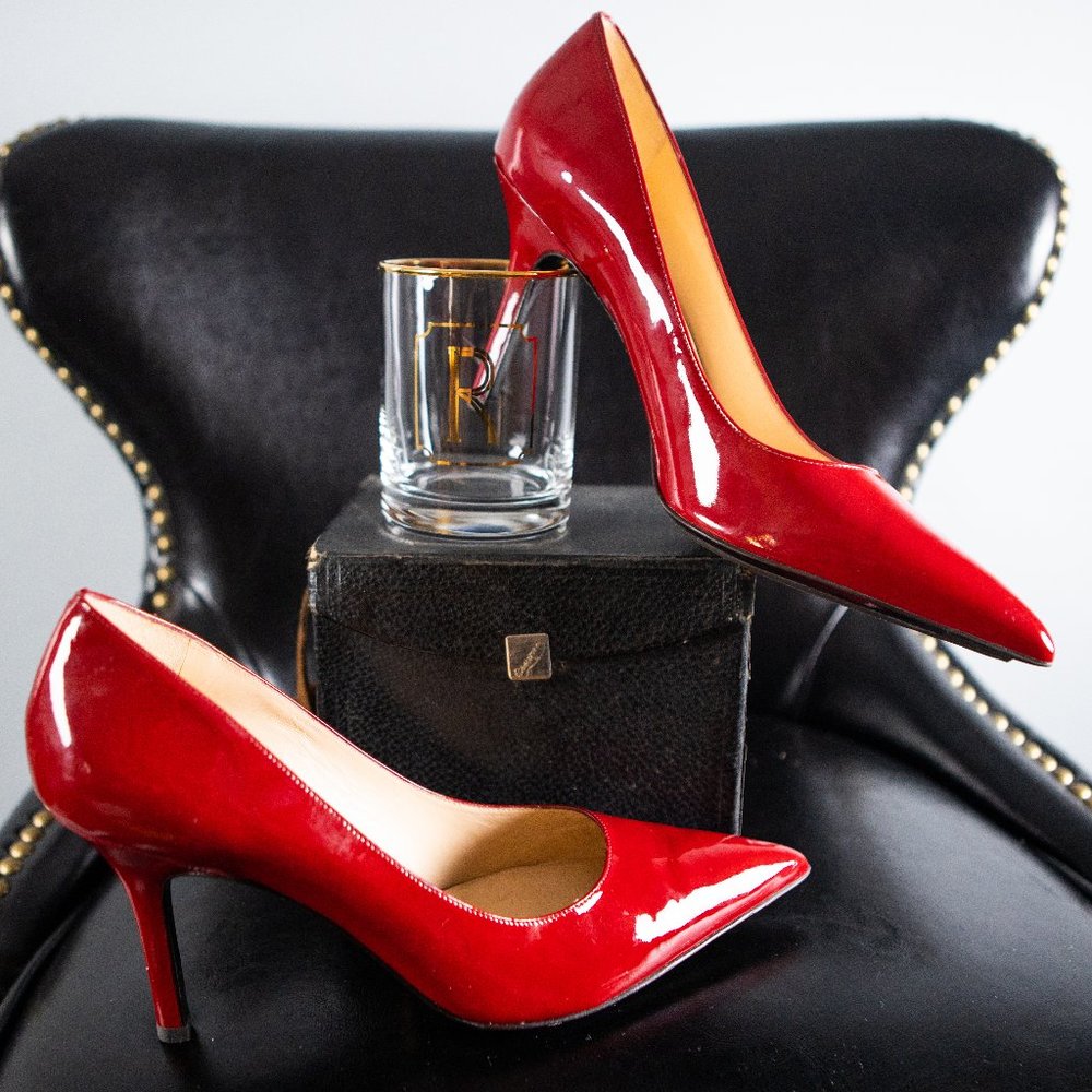 Cole Haan Red Patent Leather Pumps
